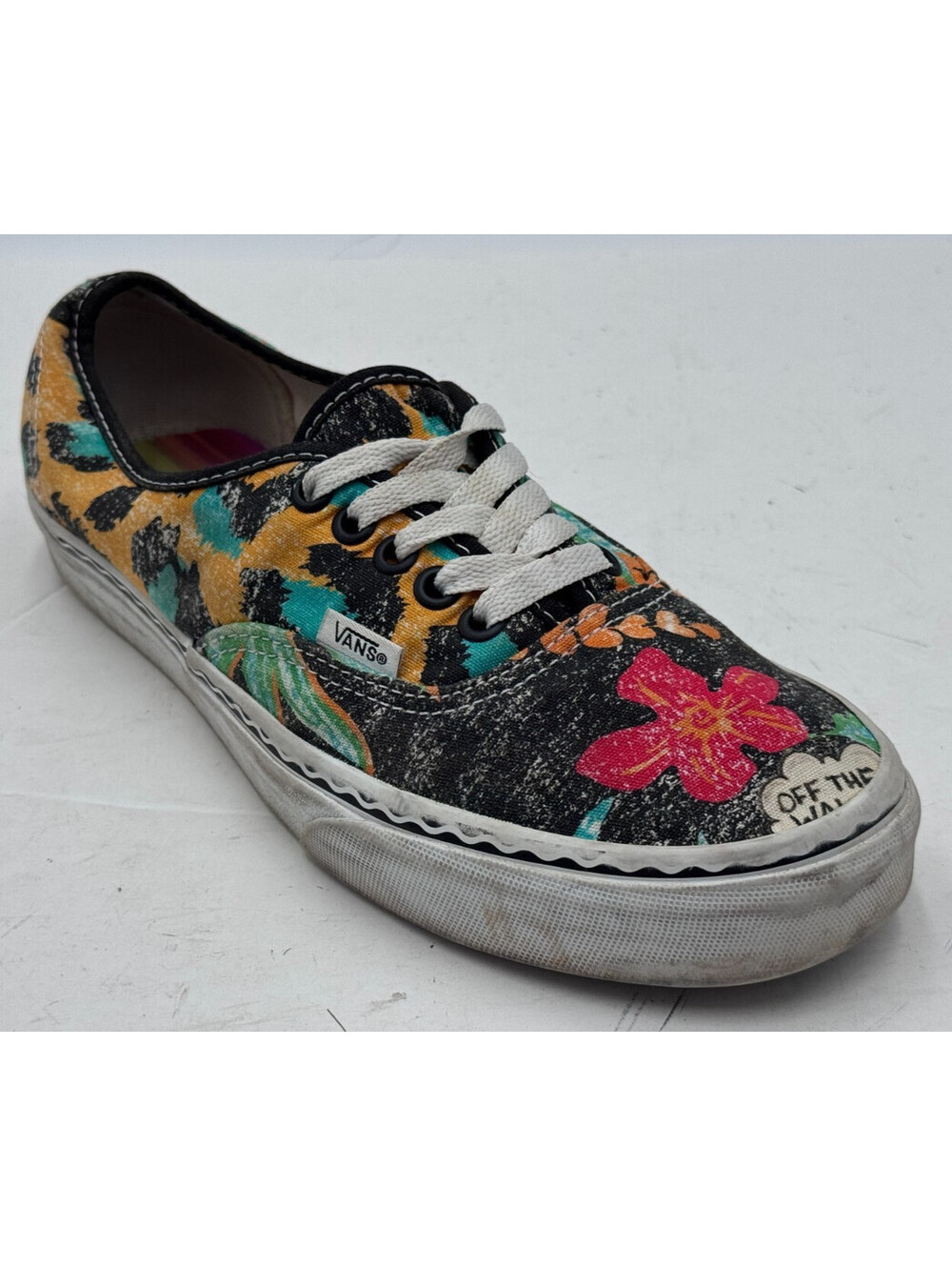 Vans Authentic x Crayola Unisex Sneaker M7/W8.5 Van Doren Inspired Tropical Shoe